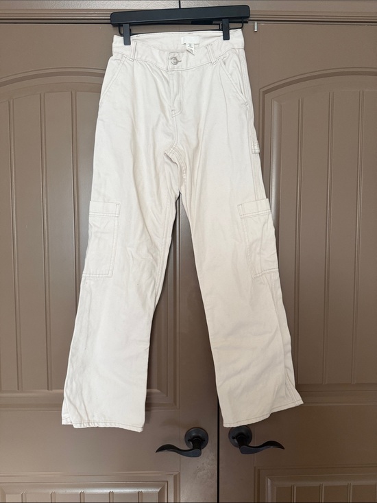H&M Denim - H&M Cream Cargo Pants